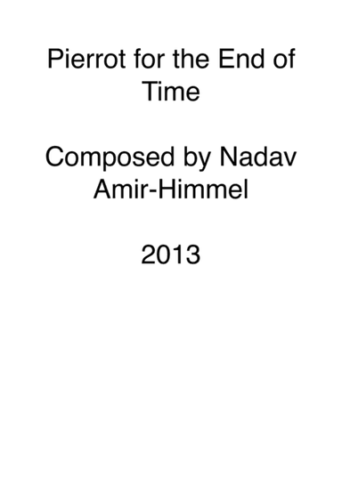 Pierrot for the End of Time