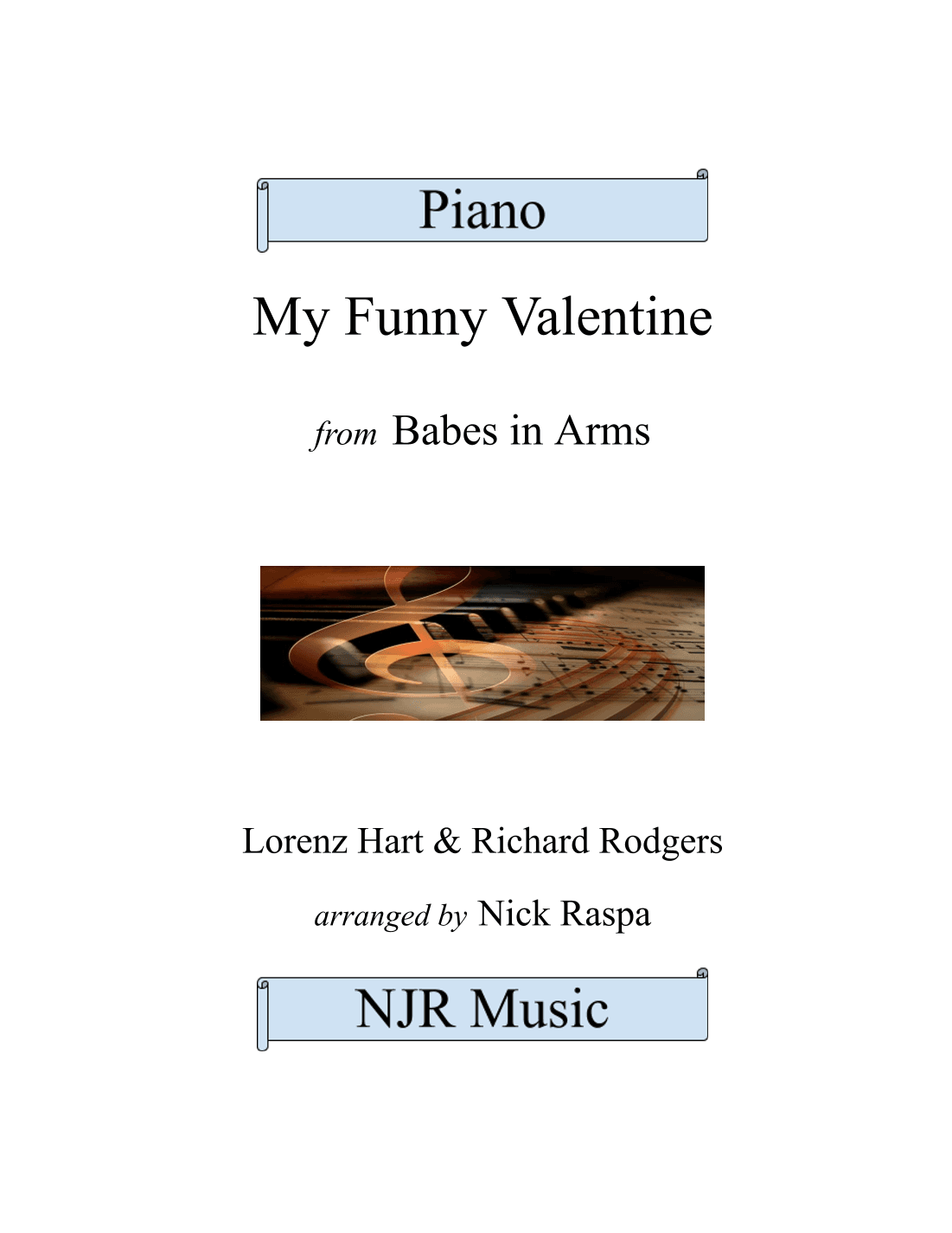 My Funny Valentine (arr. NJR Music)