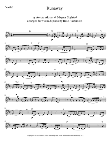 Runaway (arr. Rose Hashimoto)