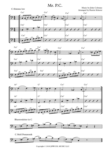 Mr. P.c. (arr. Katrin Scherer)