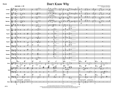 Don't Know Why (arr. Joseph Hasper)