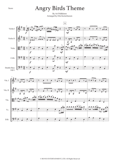 Angry Birds Theme (arr. Elin Korneliussen)