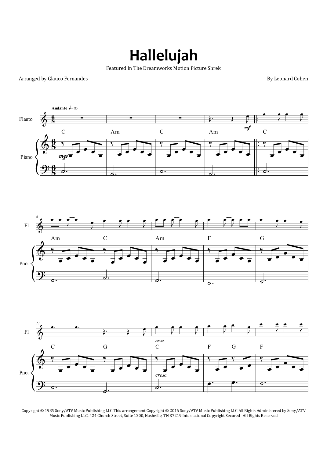 Hallelujah (arr. Glauco Fernandes)