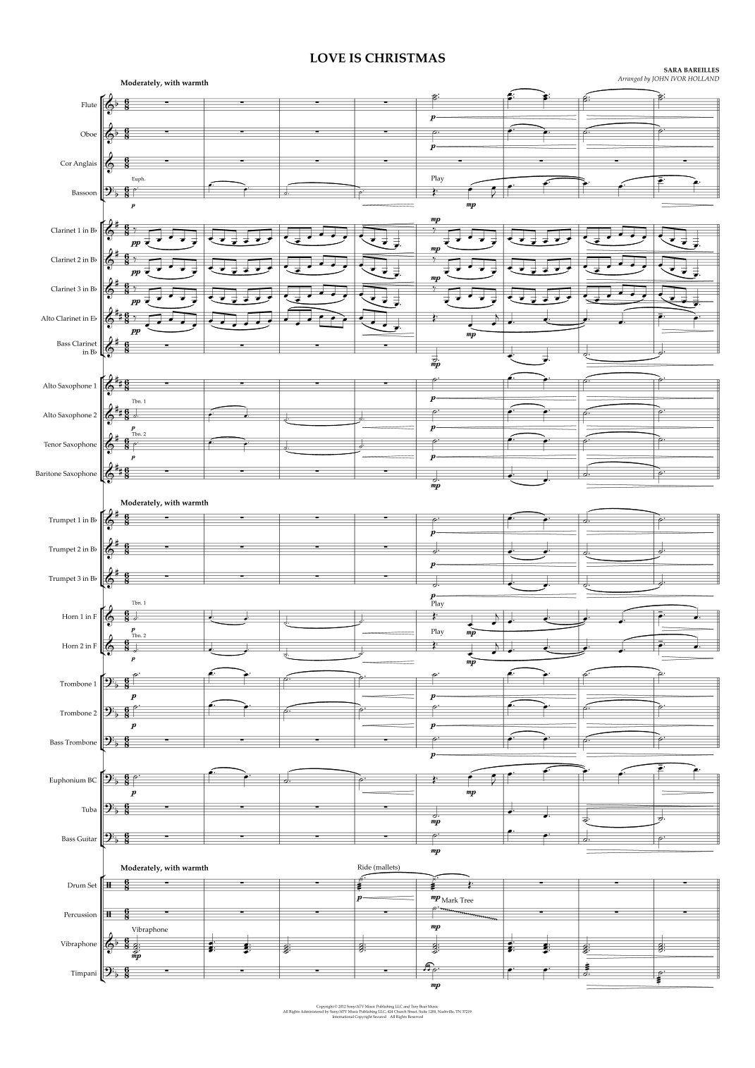 Love Is Christmas (arr. John Ivor Holland)