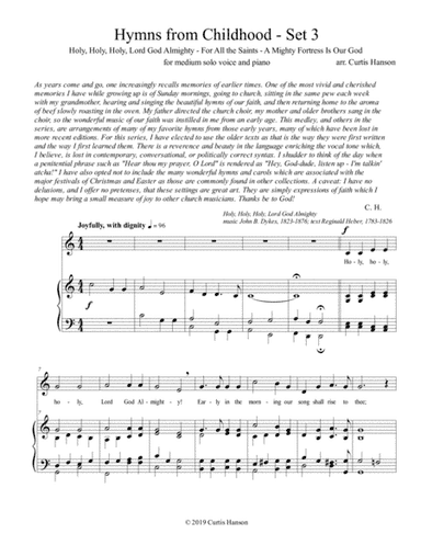Hymns from Childhood - Set 3 (solo) (arr. Curtis Hanson)