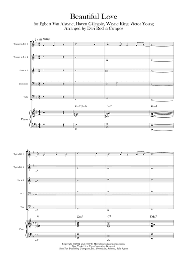 Beautiful Love (arr. Davi Rocha Campos)