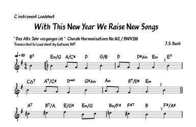 With This New Year We Raise New Songs (arr. Katsumi WF)