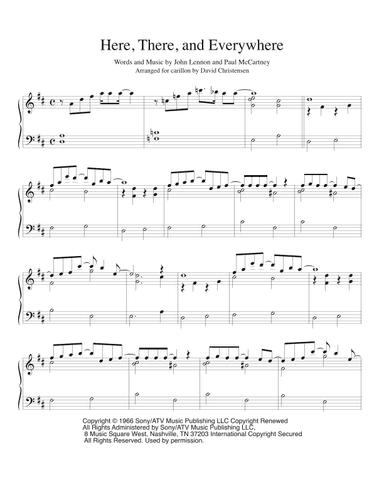 Here, There And Everywhere (arr. David Christensen)