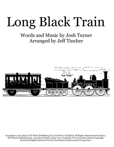 Long Black Train (arr. Jeff Tincher)