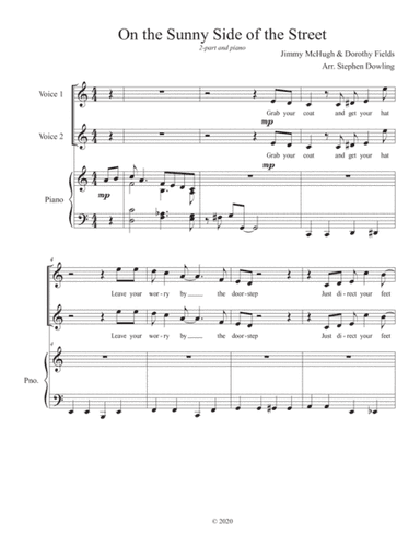 On The Sunny Side Of The Street (arr. Stephen Dowling)