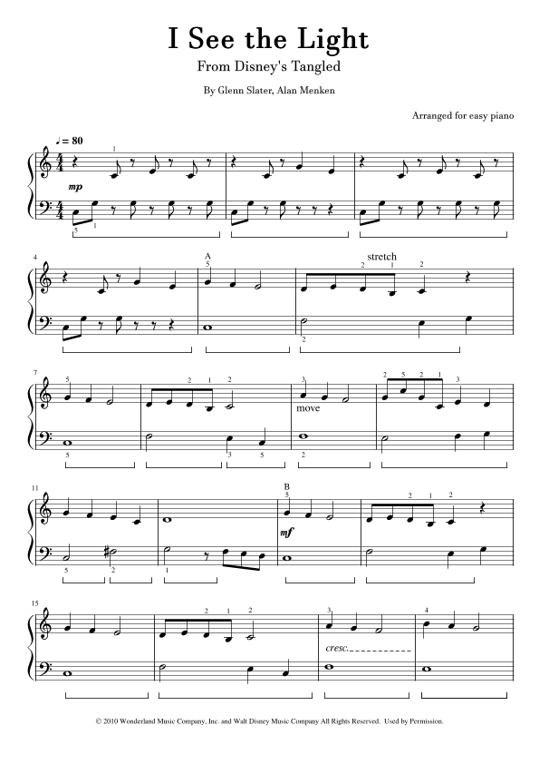 I See The Light (arr. Jesica Suwiji)