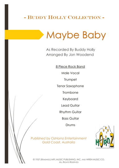 Maybe Baby (arr. Jon Woodend)