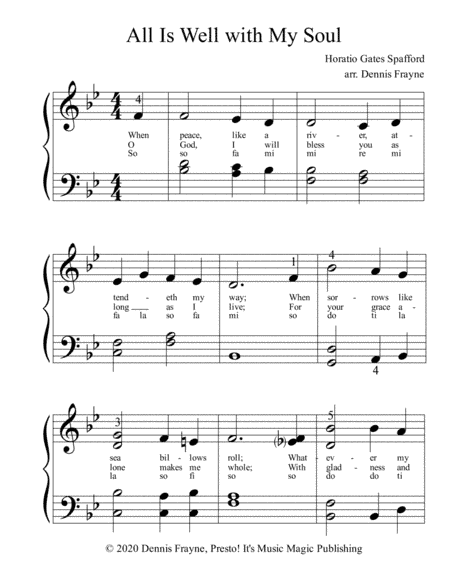 All Is Well with My Soul (It Is Well) (arr. Dennis Frayne)