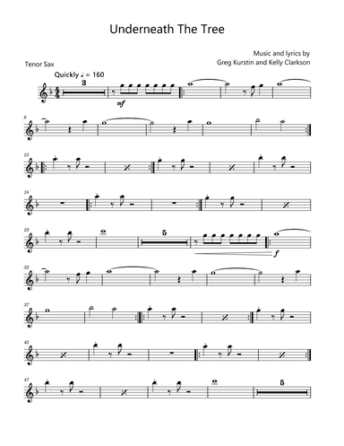 Underneath The Tree (arr. David Lartey)