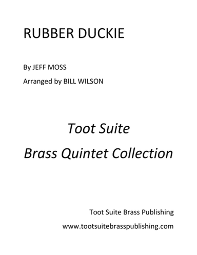 Rubber Duckie (arr. Bill Wilson)