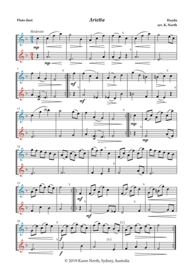 Arietta (arr. Karen North)
