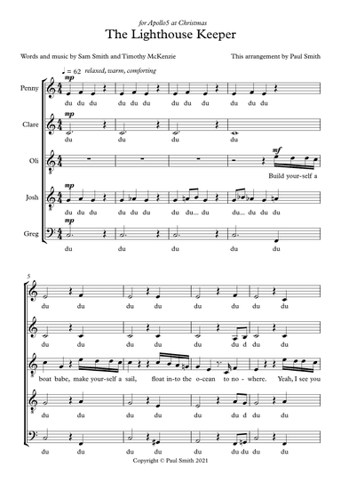 The Lighthouse Keeper (arr. Paul Smith)