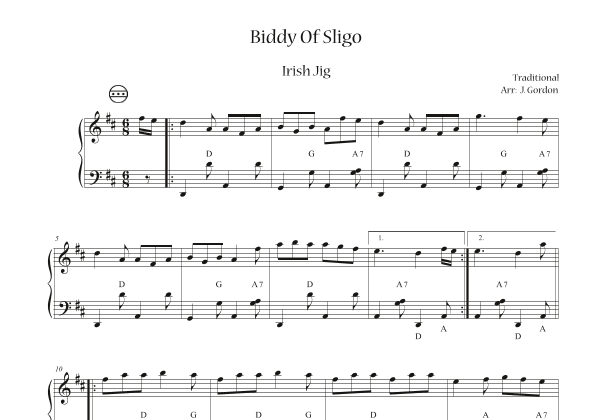 Biddy Of Sligo (arr. Julia Gordon)