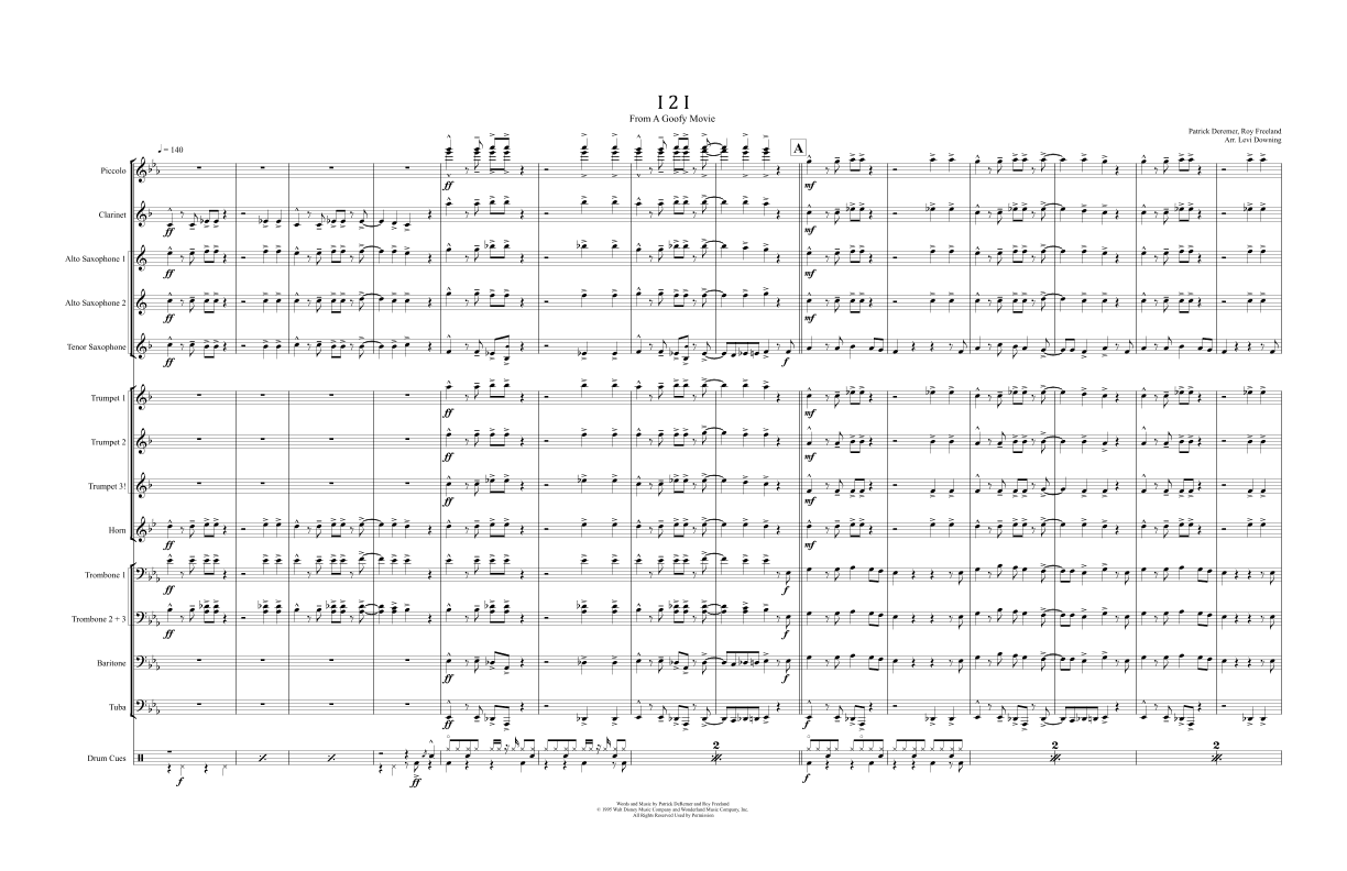 I 2 I (arr. Levi Downing)