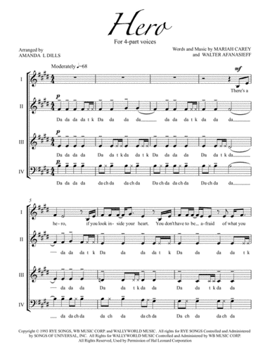 Hero (arr. Amanda L. Dills)