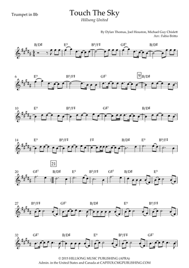 Touch The Sky (arr. Fabio Britto)