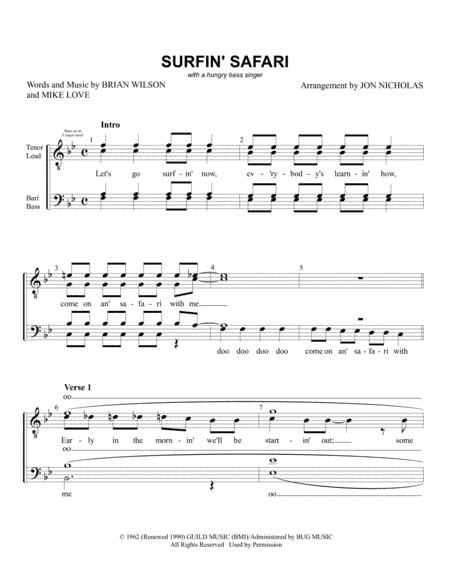 Surfin' Safari (arr. Jon Nicholas)