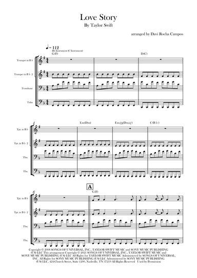 Love Story (arr. Davi Rocha Campos)