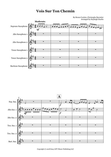 Vois Sur Ton Chemin (arr. Kayleigh Huelin)