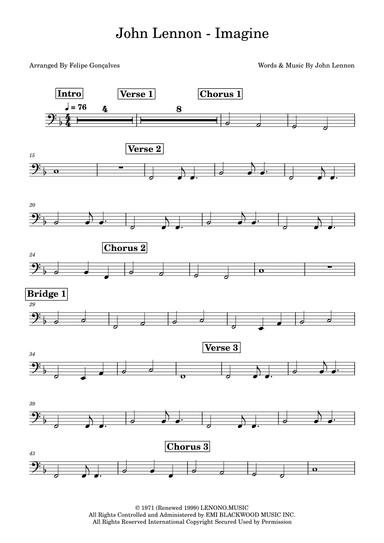 Imagine (arr. Felipe Gonçalves)