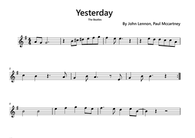 Yesterday (arr. Funtom)