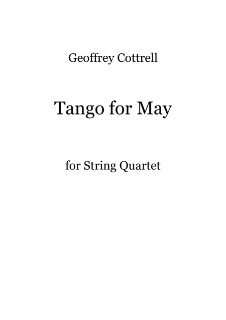 Tango for May