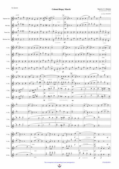 Colonel Bogey March (arr. Josef STASTNY)