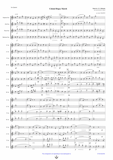 Colonel Bogey March (arr. Josef STASTNY)