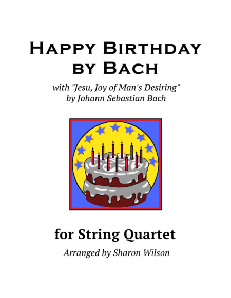 Happy Birthday by Bach (for String Quartet) (arr. Sharon Wilson)