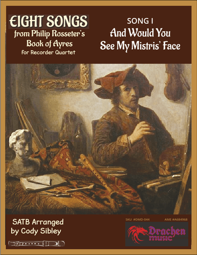 Rosseter Ayre: Follow Your Saint for Recorder Quartet (arr. Cody Sibley)