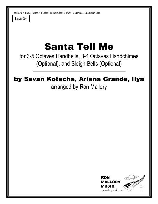 Santa Tell Me (arr. Ron Mallory)