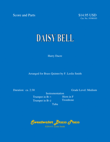 Daisy Bell (Bicycle Built for Two) (arr. F. Leslie Smith)