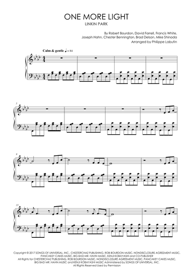 One More Light (arr. Philippe Labutin)