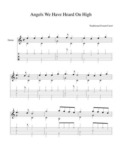 Easy Finger-Style Christmas (TAB) (arr. J.L. Case)