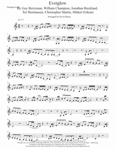 Everglow (arr. Kevin Busse)