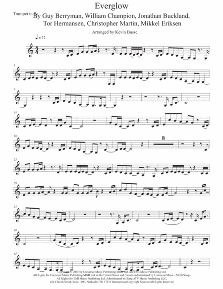 Everglow (arr. Kevin Busse)