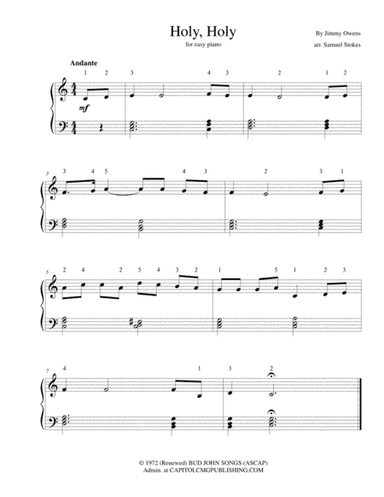 Holy, Holy (arr. Samuel Stokes)