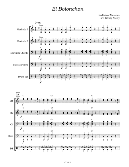 El Bolonchon (arr. Tiffany Nicely)