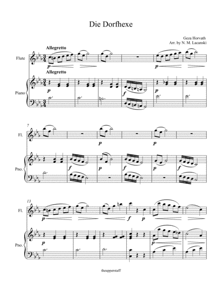 Die Dorfhexe (arr. Nick Lacanski)