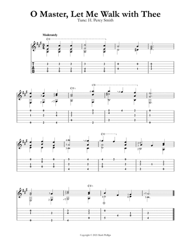 O Master, Let Me Walk with Thee (arr. Mark Phillips)