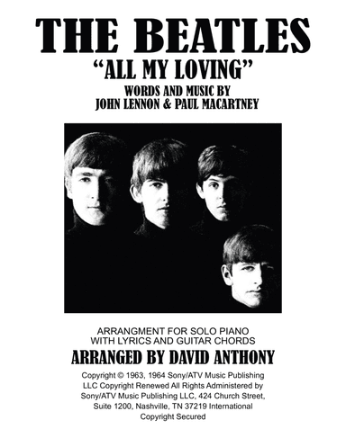 All My Loving (arr. David Anthony)