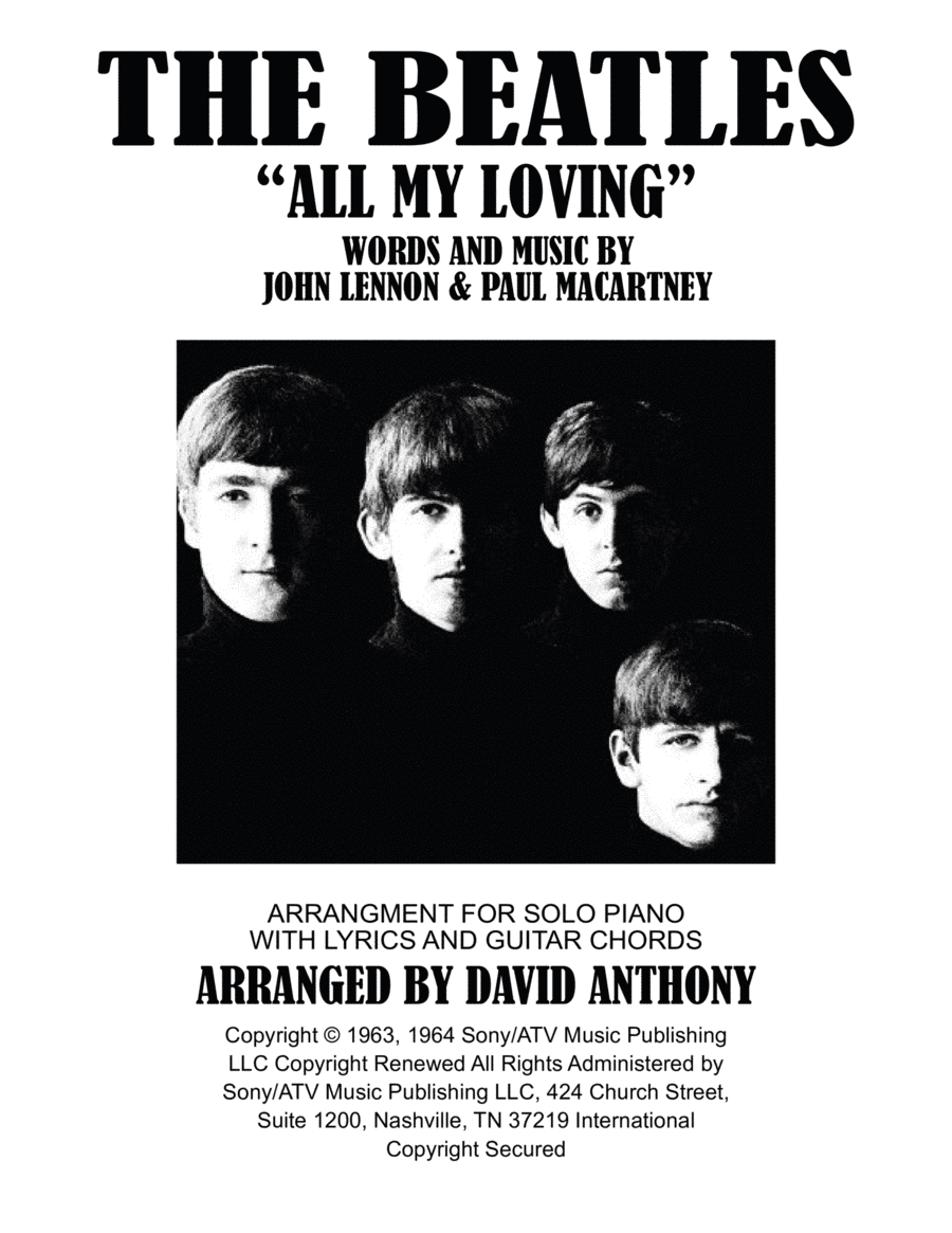 All My Loving (arr. David Anthony)
