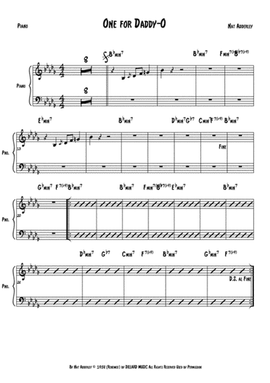 One For Daddy-o (arr. Anderson Quevedo)