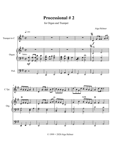 Processional #2 f. Organ + Trumpet