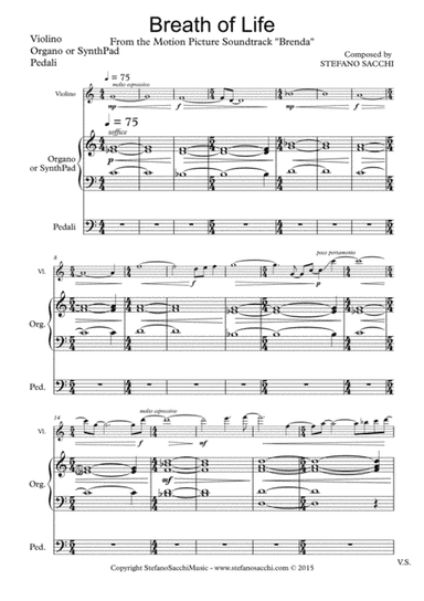 Breath of Life - Violin and Organ